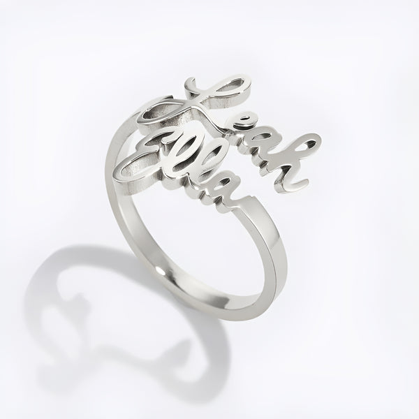 Bague à Double Prénom