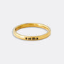 Petite bague empilable avec nom