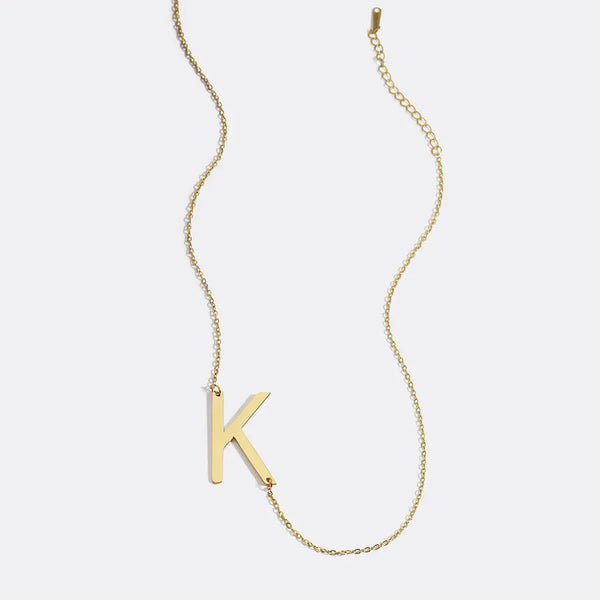 Collier avec initiale