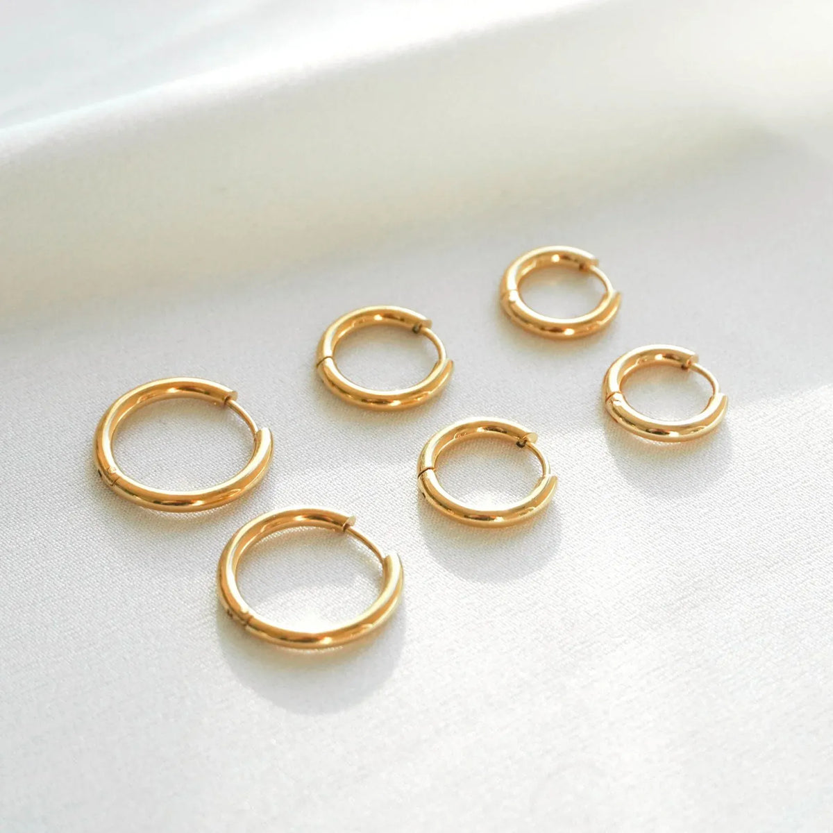 Boucles d'oreilles créoles classiques